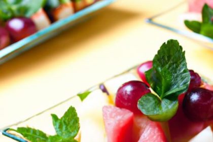 Refreshing Fruit Salad with Honey and Mint: A Zesty Treat