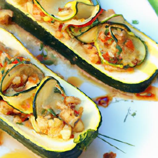 Nourish Naturally: Vegan Zucchini Boats with Quinoa Delight