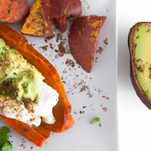 Nourish & Delight: Baked Sweet Potato with Creamy Avocado