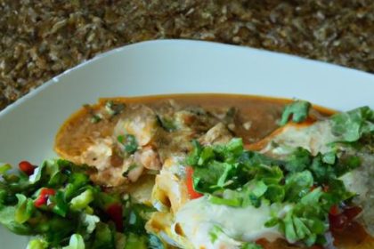 Zesty Chicken Enchiladas with Authentic Green Chile Sauce