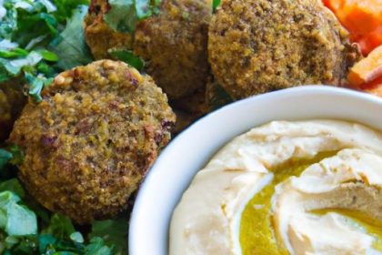 Crispy Vegan Falafel Meets Creamy Hummus: A Flavor Duo