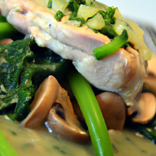 Savory Spinach & Mushroom Stuffed Chicken Recipe Delight