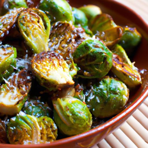 Crispy Roasted Brussels Sprouts with Savory Parmesan Twist