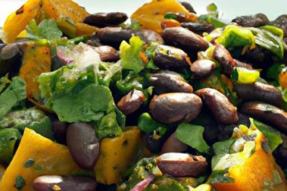 Wholesome Vegan Roasted Sweet Potato & Black Bean Salad