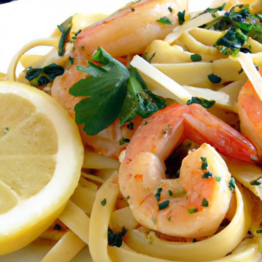 Zesty Lemon Garlic Shrimp Pasta: A Flavorful Seafood Feast