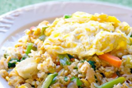 Wholesome Veggie Fried Rice with Fluffy Scrambled Eggs