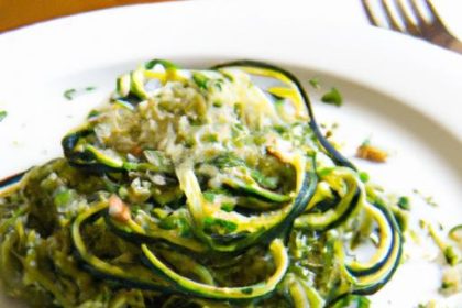 Twist Your Tastebuds: Zucchini Noodles with Fresh Pesto
