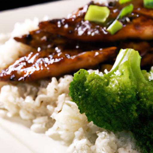 Flavorful Teriyaki Chicken with Steamed Rice and Broccoli