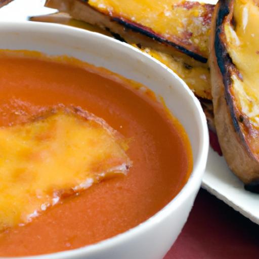 The Perfect Pair: Grilled Cheese Meets Tomato Soup Delight