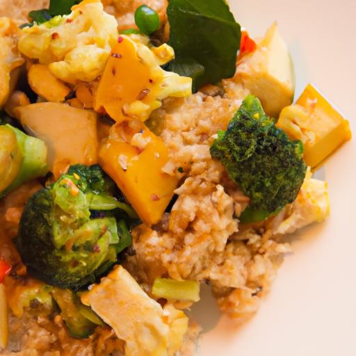 Wholesome cauliflower Rice Stir-Fry with Tofu: A Healthy Twist