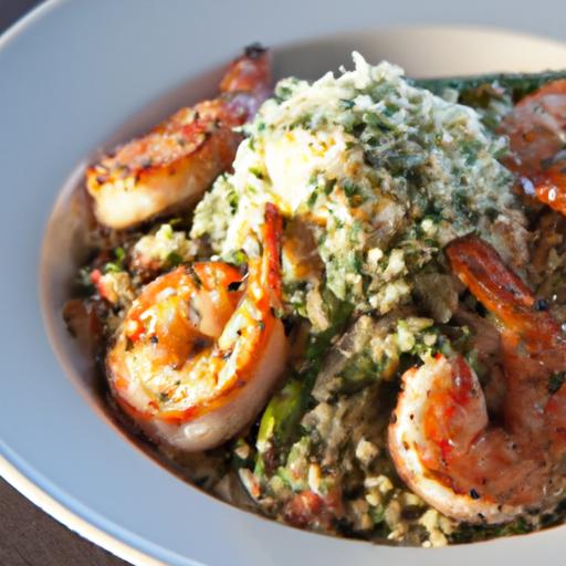 Savor Flavor: Grilled Shrimp Meets Cauliflower Rice Delight