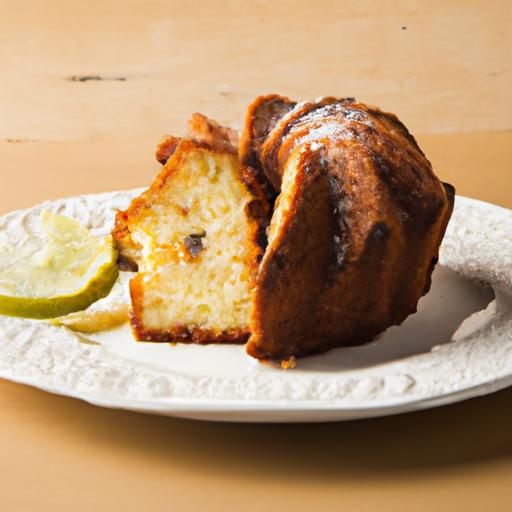 Zesty Delight: The Art of Baking Lemon Thyme Cake