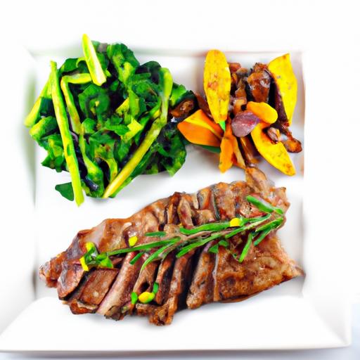 Savor the Perfect Grilled Beef with Fresh Steamed Veggies