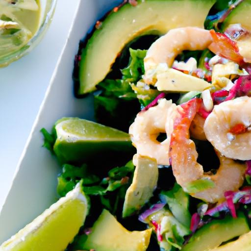 Zesty Shrimp & Avocado Salad with Tangy Lime Dressing