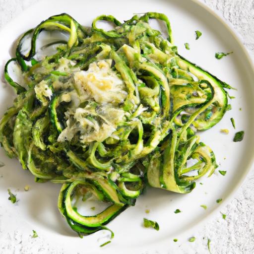 Twist Your Tastebuds: Zucchini Noodles with Fresh Pesto