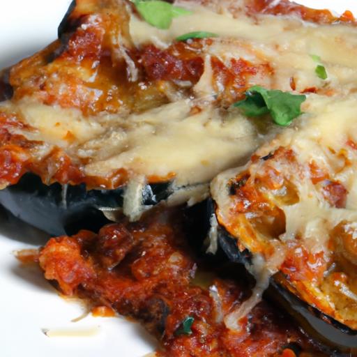 Savor the classic: Eggplant Parmesan with Zesty Marinara
