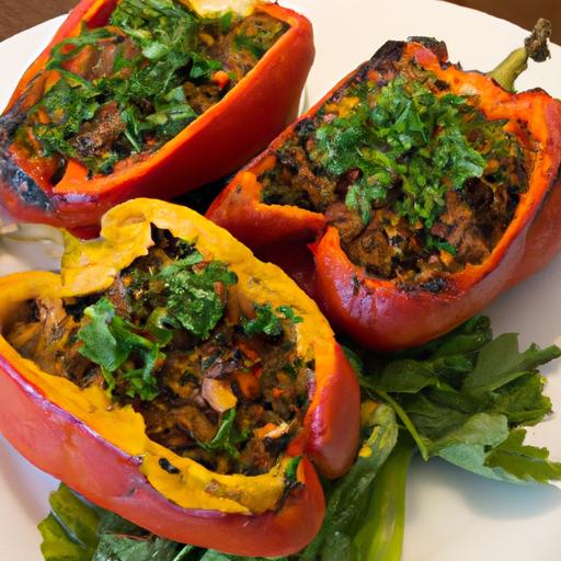 Vibrant Vegan stuffed Peppers: A Flavorful Plant-Based Feast