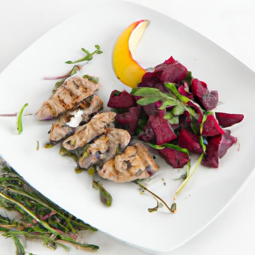 Savor the Flavor: Grilled Chicken Meets Roasted Beet Salad