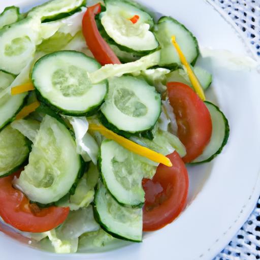 Refreshing Cucumber and Tomato Salad: A Crisp Summer Delight