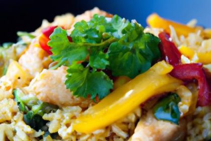 One-Pan Chicken and Veggie Skillet with Flavorful Rice