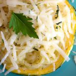 Twist on Tradition: Garlic Parmesan Spaghetti Squash Delight
