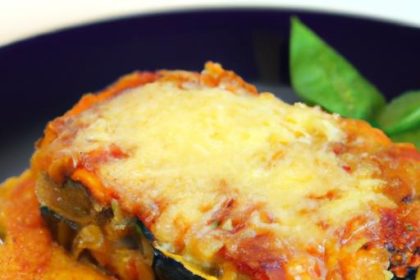 Savor the Classic: Eggplant Parmesan with Zesty Marinara