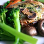 Savory Chicken & Spinach-Stuffed Portobello Mushrooms Delight
