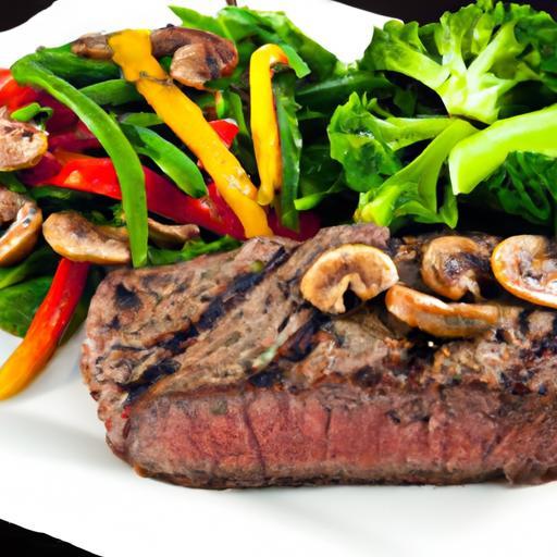 Savor the Perfect Grilled Beef with Fresh Steamed Veggies