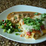 Zesty Chicken Enchiladas with Authentic Green Chile Sauce