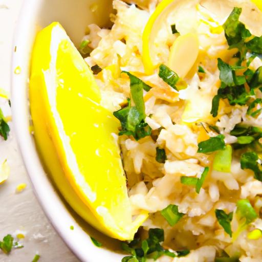 Zesty Cauliflower​ Rice with Lemon: A Fresh Twist on Health